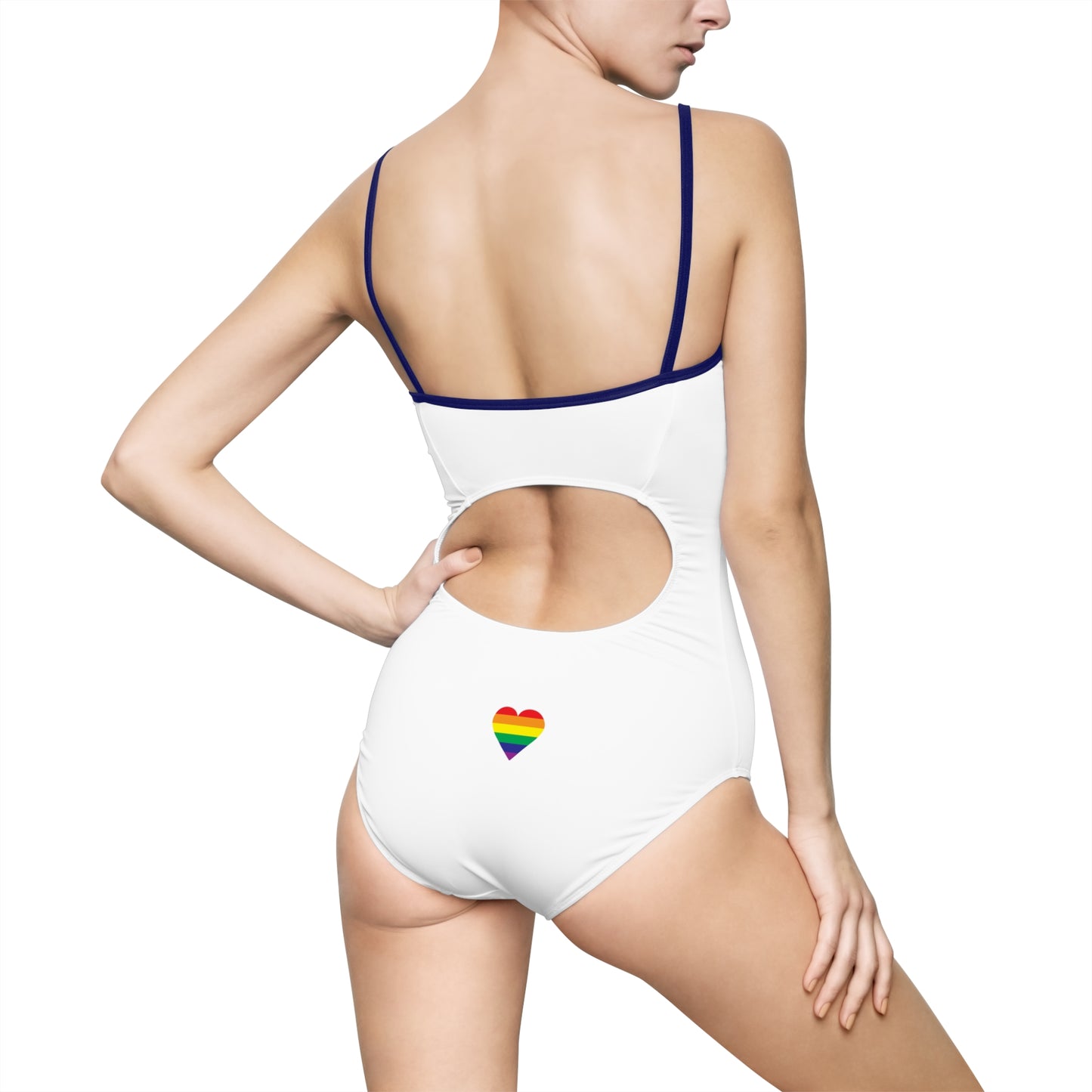 Pride-Inspired One-Piece Swimsuit - Plenamente Gay Design