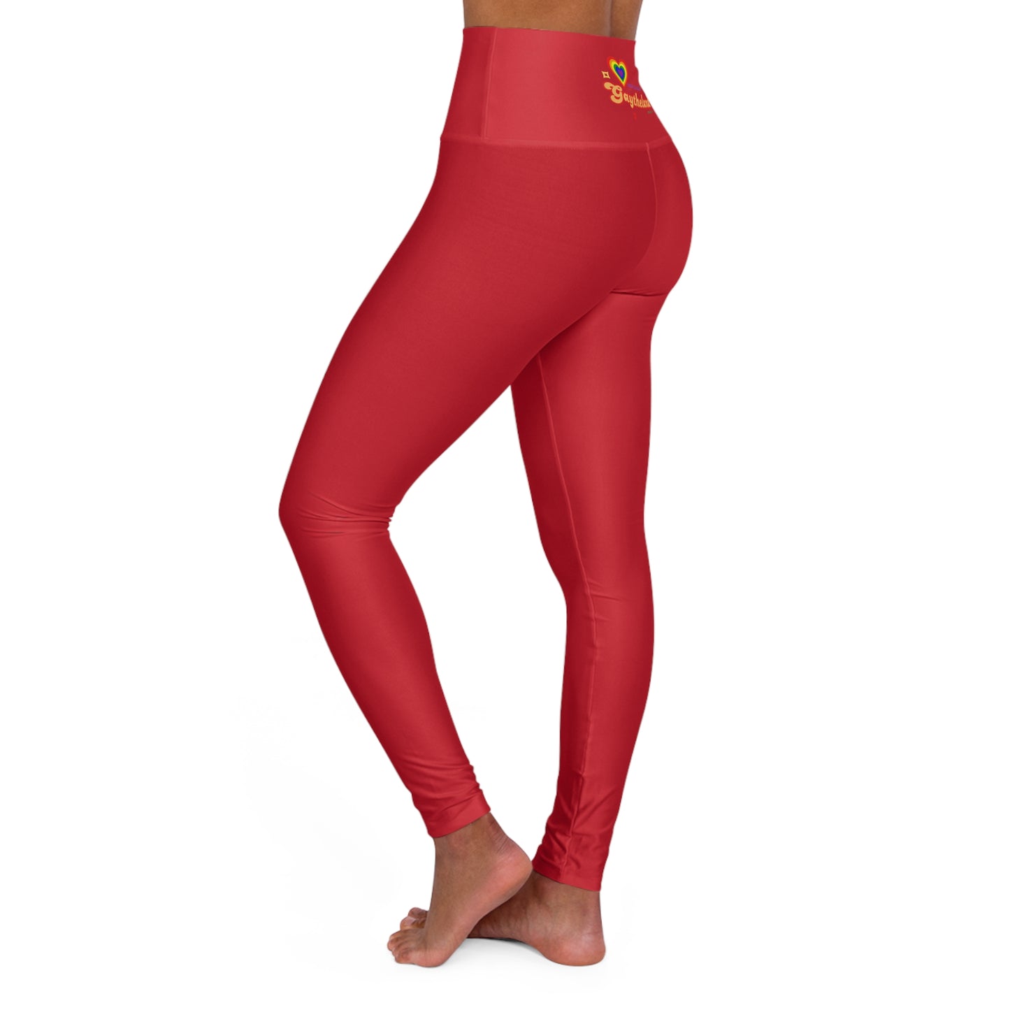 Pride High Waisted Yoga Leggings - Colorful Rainbow Fitness Apparel