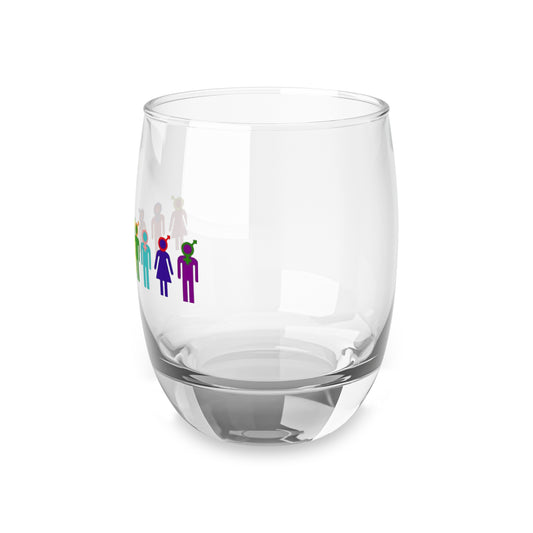 Colorful Gender Symbol Whiskey Glass - Perfect for Celebrations!