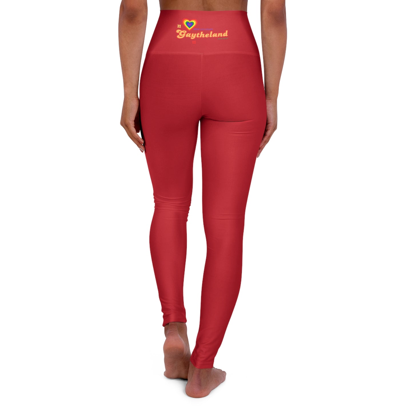 Pride High Waisted Yoga Leggings - Colorful Rainbow Fitness Apparel