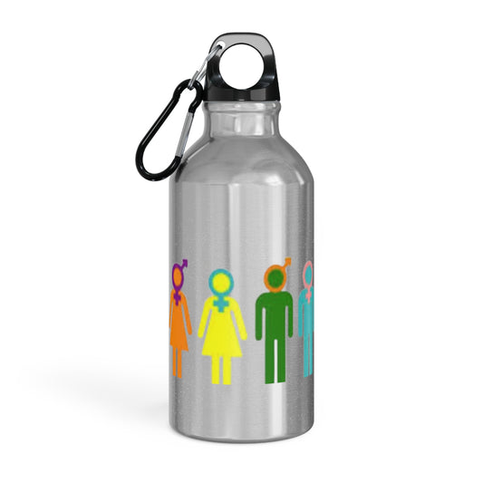Colorful Gender Symbol Sport Bottle - Eco-Friendly Water Bottle for Active Lifestyle