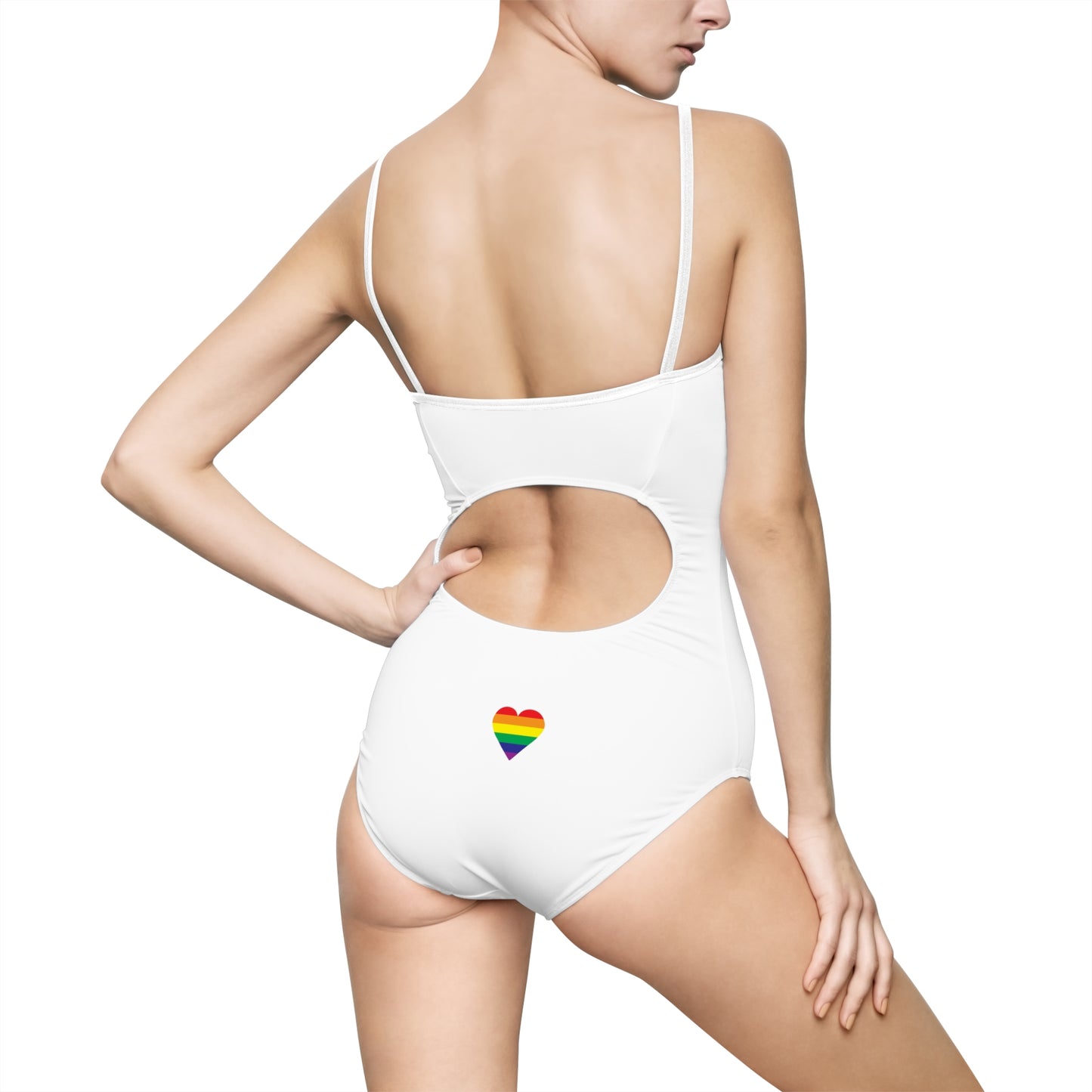 Pride-Inspired One-Piece Swimsuit - Plenamente Gay Design