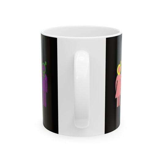 Colorful Gender Equality Ceramic Mug – Fun Feminist Gift for Any Occasion